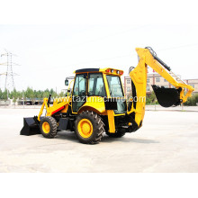 Compact backhoe loader for urban construction